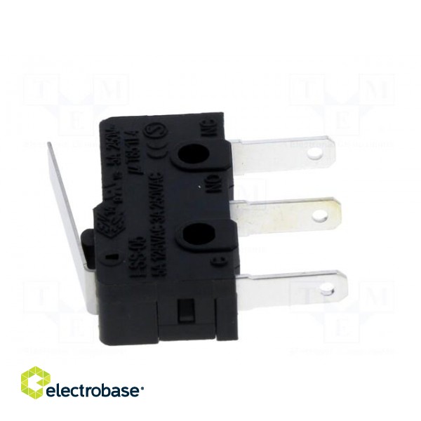 Microswitch SNAP ACTION | 3A/250VAC | with lever | SPDT | ON-(ON) image 5