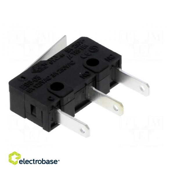 Microswitch SNAP ACTION | 3A/250VAC | with lever | SPDT | ON-(ON) image 6