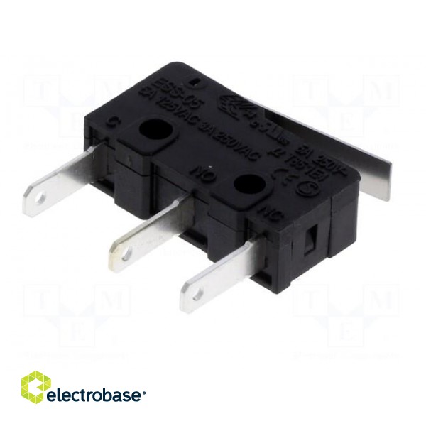 Microswitch SNAP ACTION | 3A/250VAC | with lever | SPDT | ON-(ON) image 8