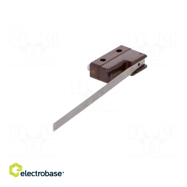 Microswitch SNAP ACTION | 4A/250VAC | with lever | SPDT | OFF-(ON) image 2