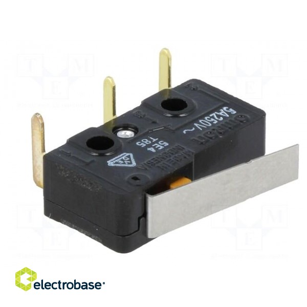 Microswitch SNAP ACTION | 5A/125VAC | with lever | SPDT | ON-(ON) paveikslėlis 2