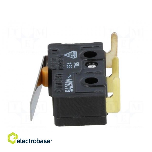 Microswitch SNAP ACTION | 5A/125VAC | with lever | SPDT | ON-(ON) фото 5