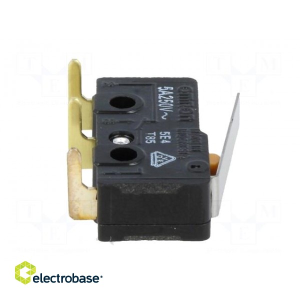 Microswitch SNAP ACTION | 5A/125VAC | with lever | SPDT | ON-(ON) paveikslėlis 9