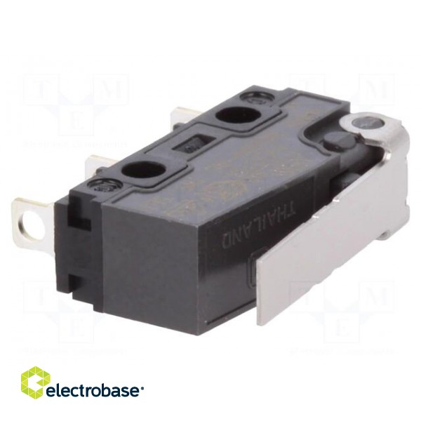 Microswitch SNAP ACTION | with lever | SPDT | 5A/250VAC | 5A/30VDC фото 1