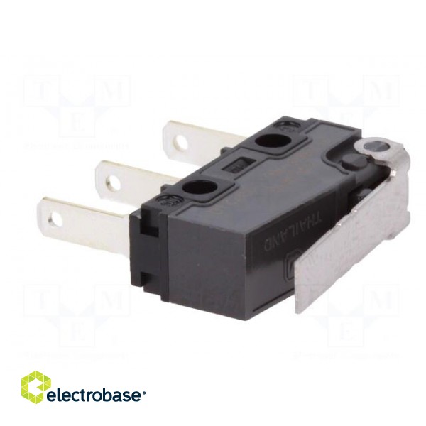Microswitch SNAP ACTION | with lever | SPDT | 5A/250VAC | 5A/30VDC paveikslėlis 2