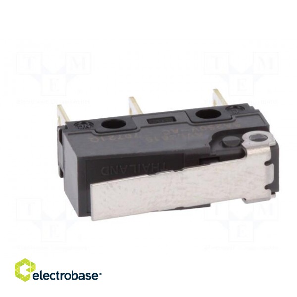 Microswitch SNAP ACTION | with lever | SPDT | 5A/250VAC | 5A/30VDC фото 3