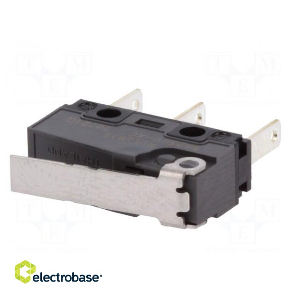 Microswitch SNAP ACTION | with lever | SPDT | 5A/250VAC | 5A/30VDC paveikslėlis 4