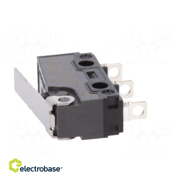 Microswitch SNAP ACTION | with lever | SPDT | 5A/250VAC | 5A/30VDC paveikslėlis 5