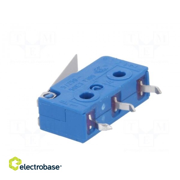 Microswitch SNAP ACTION | with lever | SPDT | 5A/250VAC | OFF-(ON) фото 6