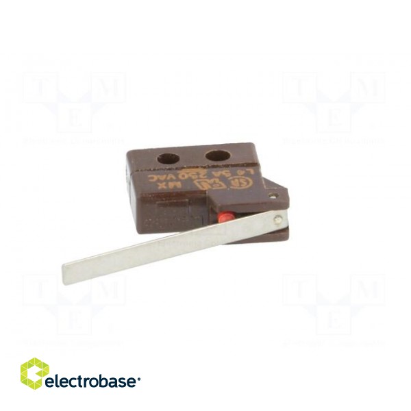 Microswitch SNAP ACTION | with lever | SPDT | 5A/250VAC | OFF-(ON) image 3