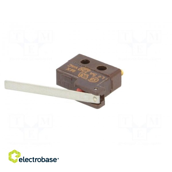 Microswitch SNAP ACTION | with lever | SPDT | 5A/250VAC | OFF-(ON) image 4