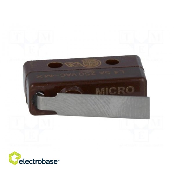 Microswitch SNAP ACTION | 5A/250VAC | with lever | SPDT | ON-(ON) image 3