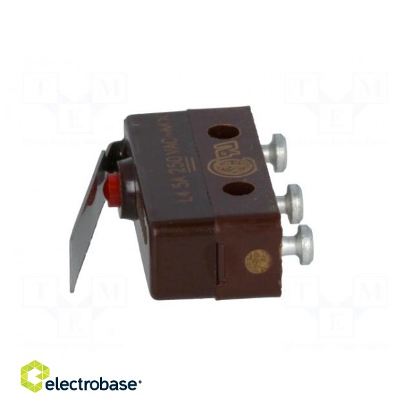 Microswitch SNAP ACTION | 5A/250VAC | with lever | SPDT | ON-(ON) image 5