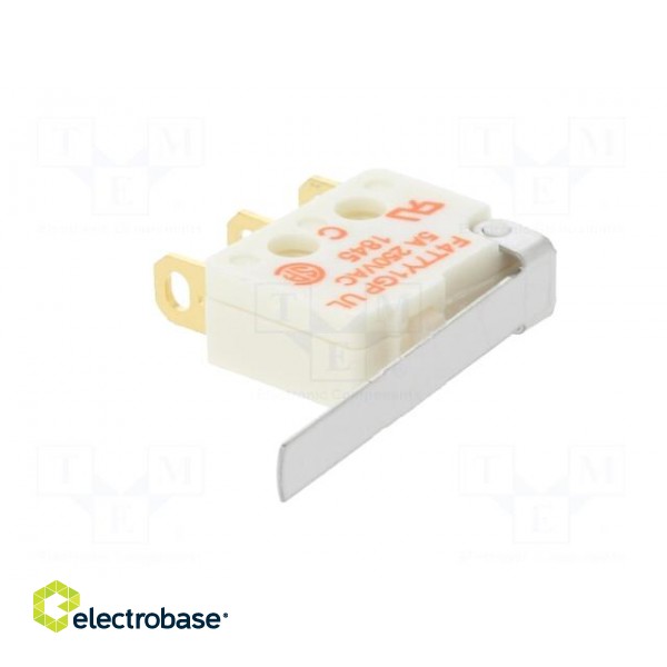 Microswitch SNAP ACTION | 5A/250VAC | with lever | SPDT | ON-(ON) image 5