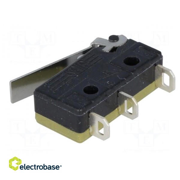 Microswitch SNAP ACTION | with lever | SPDT | 5A/250VAC | ON-(ON) фото 8