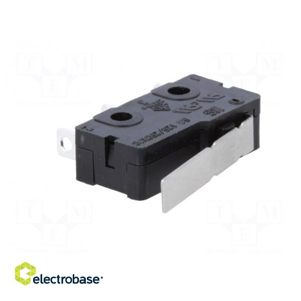 Microswitch SNAP ACTION | 5A/250VAC | with lever | SPDT | ON-(ON) image 2