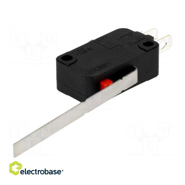 Microswitch SNAP ACTION | with lever | SPDT | 5A/250VAC | ON-(ON) фото 1