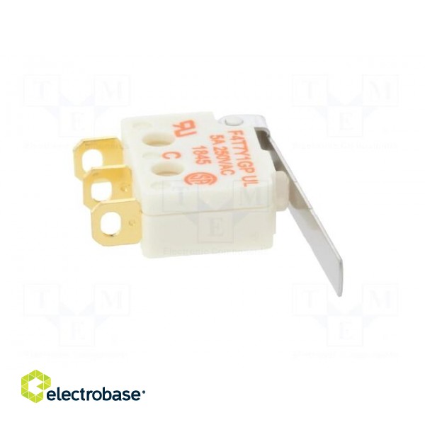 Microswitch SNAP ACTION | with lever | SPDT | 5A/250VAC | ON-(ON) image 7