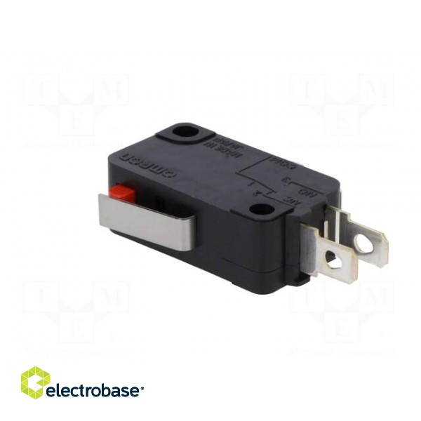 Microswitch SNAP ACTION | with lever | SPDT | 5A/250VAC | ON-(ON) фото 4