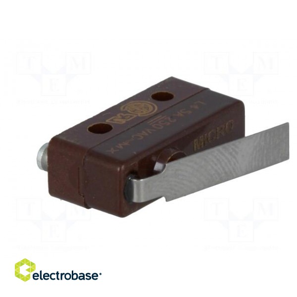 Microswitch SNAP ACTION | 5A/250VAC | with lever | SPDT | ON-(ON) image 2