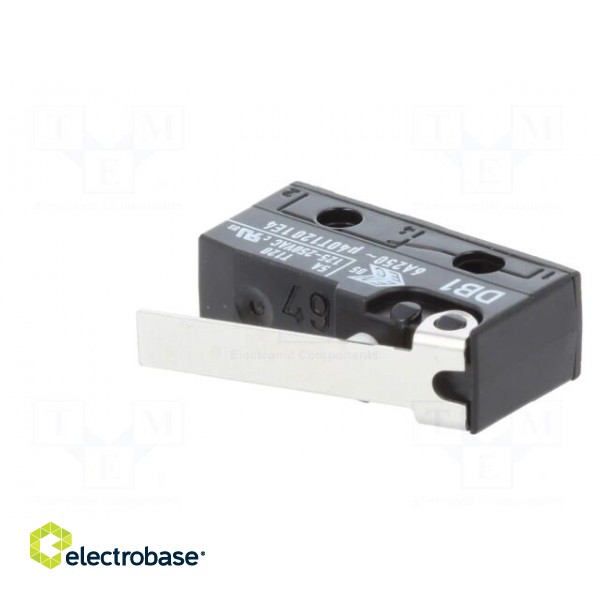 Microswitch SNAP ACTION | with lever | SPDT | 6A/250VAC | 0.1A/80VDC фото 4