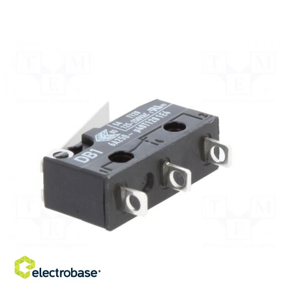 Microswitch SNAP ACTION | with lever | SPDT | 6A/250VAC | 0.1A/80VDC фото 6