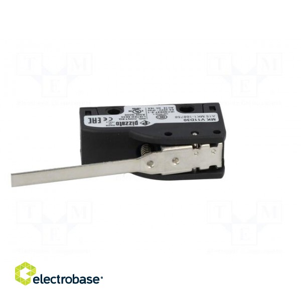 Microswitch SNAP ACTION | 6A/250VAC | 5A/24VDC | with lever | SPDT image 3
