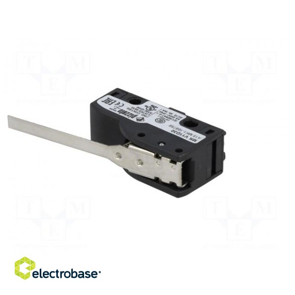 Microswitch SNAP ACTION | 6A/250VAC | 5A/24VDC | with lever | SPDT image 4