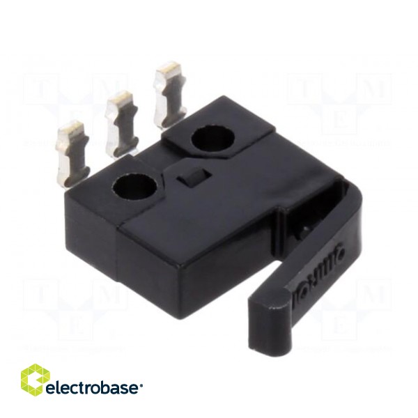 Microswitch SNAP ACTION | with lever | SPDT | ON-(ON) | Pos: 2 | IP40 image 1