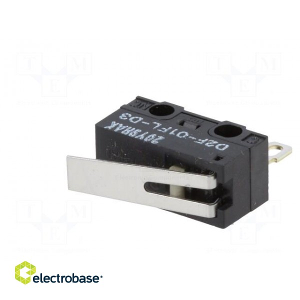 Microswitch SNAP ACTION | with lever | SPDT | ON-(ON) | Pos: 2 | IP40 paveikslėlis 4