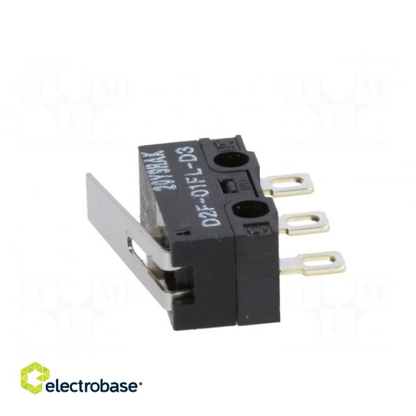 Microswitch SNAP ACTION | with lever | SPDT | ON-(ON) | Pos: 2 | IP40 image 5