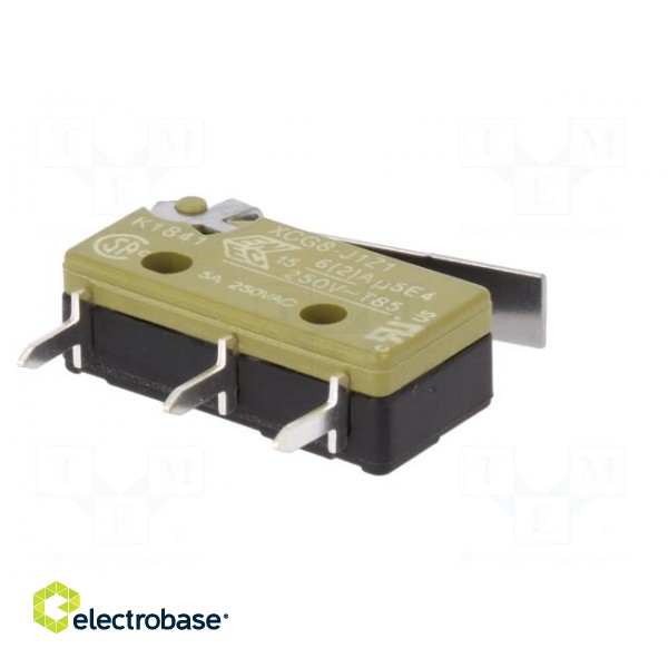 Microswitch SNAP ACTION | with lever | SPDT | ON-(ON) | Pos: 2 image 8