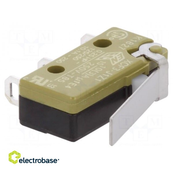 Microswitch SNAP ACTION | with lever | SPDT | ON-(ON) | Pos: 2 | XC image 1