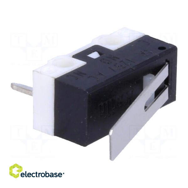 Microswitch SNAP ACTION | with lever | SPDT | Rcont max: 30mΩ | Pos: 2 image 1