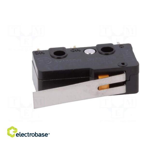 Microswitch SNAP ACTION | 5A/250VAC | with lever | SPST-NC | Pos: 2 paveikslėlis 3