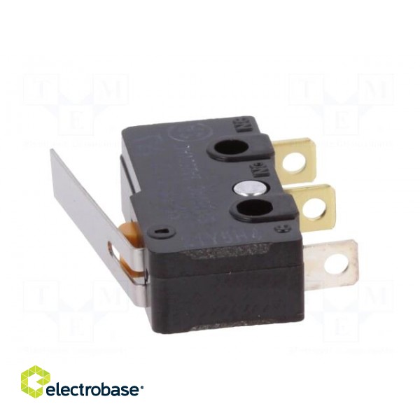 Microswitch SNAP ACTION | 5A/250VAC | with lever | SPST-NC | Pos: 2 paveikslėlis 5