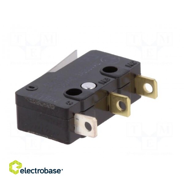 Microswitch SNAP ACTION | 5A/250VAC | with lever | SPST-NC | Pos: 2 paveikslėlis 6
