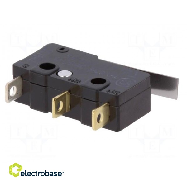 Microswitch SNAP ACTION | 5A/250VAC | with lever | SPST-NC | Pos: 2 фото 8