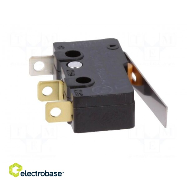 Microswitch SNAP ACTION | 5A/250VAC | with lever | SPST-NC | Pos: 2 paveikslėlis 9