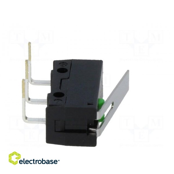 Microswitch SNAP ACTION | 0.1A/6VDC | with lever | SPST-NO | Pos: 2 image 9