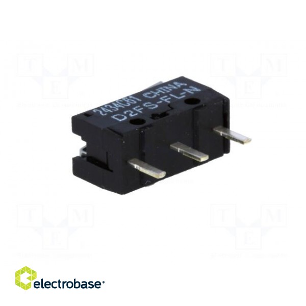 Microswitch SNAP ACTION | 0.1A/6VDC | with lever | SPST-NO | Pos: 2 paveikslėlis 6