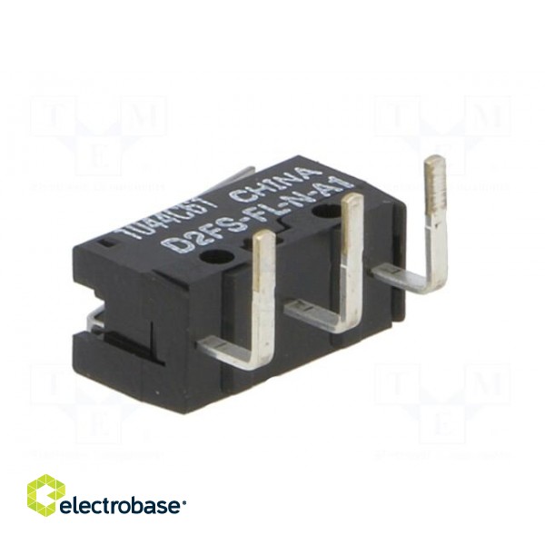 Microswitch SNAP ACTION | 0.1A/6VDC | with lever | SPST-NO | Pos: 2 image 6