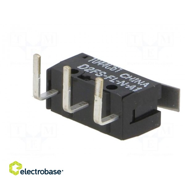 Microswitch SNAP ACTION | 0.1A/6VDC | with lever | SPST-NO | Pos: 2 фото 8