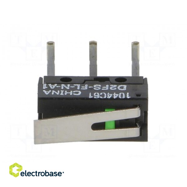 Microswitch SNAP ACTION | 0.1A/6VDC | with lever | SPST-NO | Pos: 2 image 3