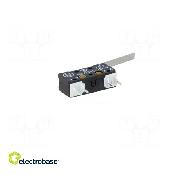 Microswitch SNAP ACTION | with lever | SPST-NO + SPST-NC | ON-(ON) image 6