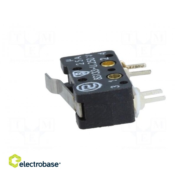 Microswitch SNAP ACTION | 2.5A/250VAC | 0.3A/220VDC | with lever image 5