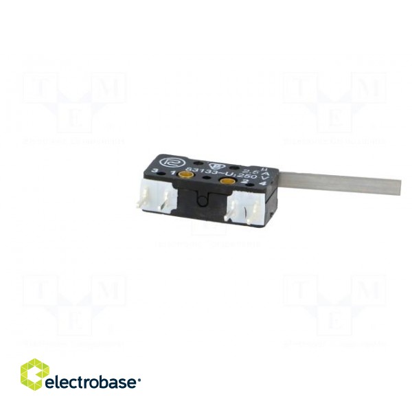 Microswitch SNAP ACTION | with lever | SPST-NO + SPST-NC | ON-(ON) image 7