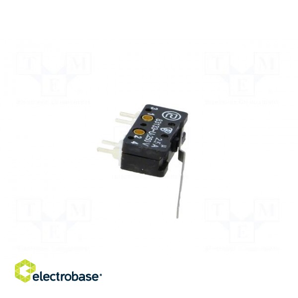 Microswitch SNAP ACTION | with lever | SPST-NO + SPST-NC | ON-(ON) image 9