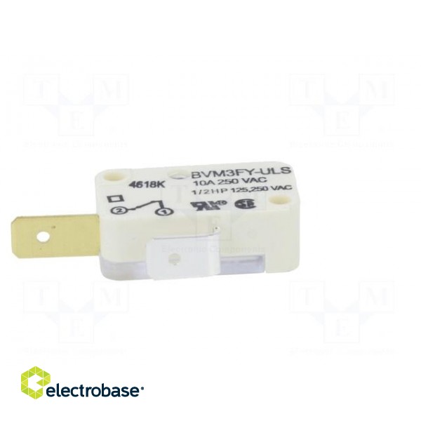 Microswitch SNAP ACTION | with lever | SPST | 10A/250VAC | (ON)-OFF image 7