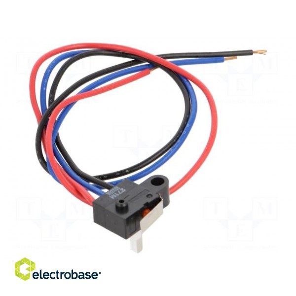 Microswitch SNAP ACTION | 1A/30VDC | SPDT | Rcont max: 100mΩ | Pos: 2 image 1